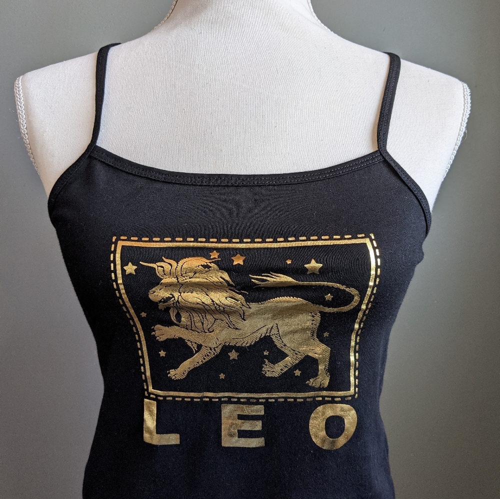 NWT Dolls Kill Horoscopez Leo Graphic Tank